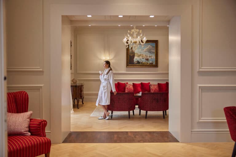 Palazzo Fiuggi guest suite interior by Tyson Sadlo