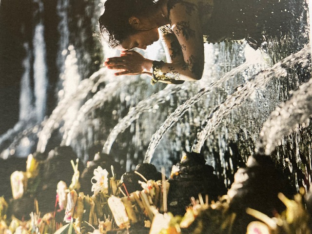 Ritual practice in soft light